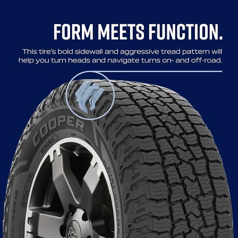 Cooper Discoverer Road and Trail AT All-Terrain Tire, 255/70R17 SL 112T, Set of 1 in Saudi Arabia