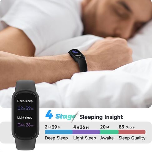 Fitness Tracker Watch with Heart Rate/Sleep Tracker/IP68 Waterproof, Activity Tracker with Pedometer Step Counter, Health Watch for Women Men with 14 Sports Compatible Android iOS in Saudi Arabia