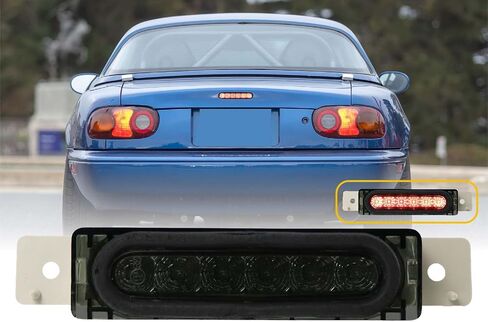 USR DEPO 90-97 MX-5 أضواء الإشارة - مجموعة مصابيح إشارة الانعطاف الأمامية ذات النمط الكريستالي JDM (يسار + يمين) متوافقة مع 1990-1997 Mazda MX5 Mk1 Miata (JDM Crystal Style All Smoked Out Lens) in Kuwait