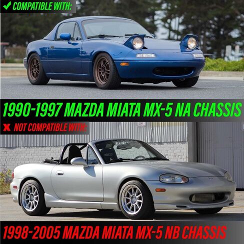 USR DEPO 90-97 MX-5 أضواء الإشارة - مجموعة مصابيح إشارة الانعطاف الأمامية ذات النمط الكريستالي JDM (يسار + يمين) متوافقة مع 1990-1997 Mazda MX5 Mk1 Miata (JDM Crystal Style All Smoked Out Lens) in Kuwait
