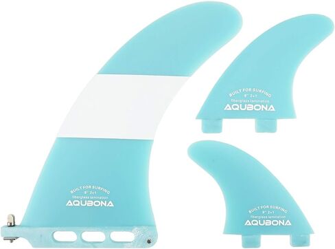 AQUBONA لوح التزلج Longboard Fin 9 بوصة زعنفة واحدة in Saudi Arabia