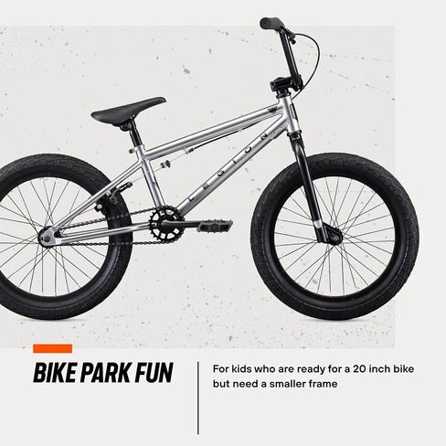 Mongoose Legion Kids Freestyle Sidewalk BMX Bike, Beginner Riders, Boys and Girls, 16-20-inch Wheels, Hi-Ten Steel Frame, Micro Drive BMX Gearing in Saudi Arabia