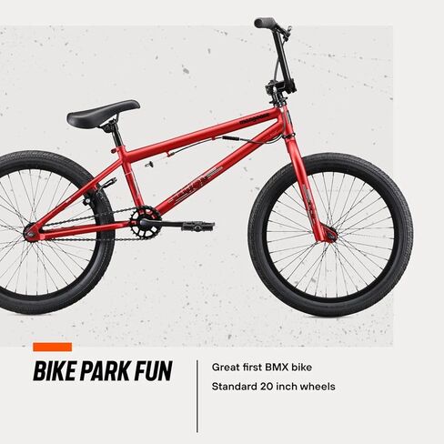 دراجة Mongoose Legion Kids Freestyle Sidewalk BMX، راكبون مبتدئون، أولاد وبنات، عجلات مقاس 16-20 بوصة، إطار فولاذي Hi-Ten، تروس Micro Drive BMX in Kuwait