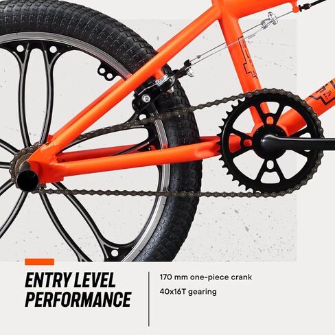 Mongoose Legion Kids Freestyle Sidewalk BMX Bike, Beginner Riders, Boys and Girls, 16-20-inch Wheels, Hi-Ten Steel Frame, Micro Drive BMX Gearing in Kuwait