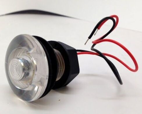Pactrade Marine 4 Pieces Boat LED Livewell Round White Courtesy Light OEM Waterproof in Saudi Arabia