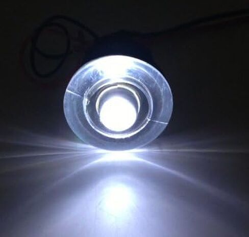 Pactrade Marine 4 Pieces Boat LED Livewell Round White Courtesy Light OEM Waterproof in Saudi Arabia