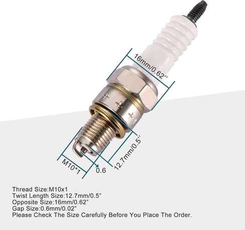 GOOFIT A7TC Spark Plug for 110cc 125cc 140cc ATV Dirt Bike Go Kart Scooter in Saudi Arabia