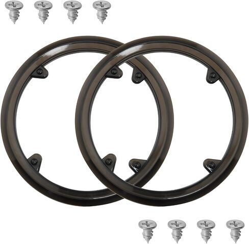 2 قطعة دراجة دراجة هوائية جبلية Chainring الحرس مع 8 مسامير 42T 4 حفرة البلاستيك Chainwheel الغطاء الواقي شفاف أبيض/بني in Saudi Arabia