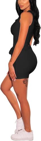 Nimsruc 2 Piece Sets For Women Sexy Casual Workout Crop Tank Top High Waist Shorts Leggings Sets Summer Active Wear in Saudi Arabia