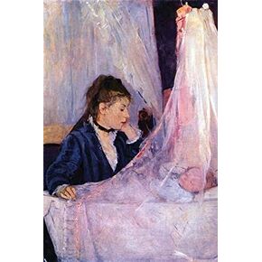 Mother Looks at Baby in The Cradle Poster Print by Berthe Morisot (24 x 36)