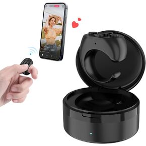 TikTok Scrolling Ring, Bluetooth Camera Remote Control Scrolling Ring, Music Remote and Phone Answer Remote Ring, Multifunctional TikTok Ring Scroller for iPhone Android