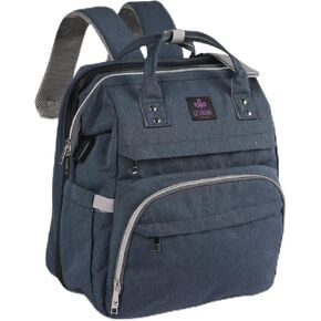 Diaper Bag Backpack— Multifunctional Waterproof Diaper Bag with Pad, Large Capacity Portable Travel Baby Bag (Blue), Standard, BBY-1001-Balloon