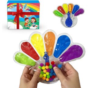 Color Sorting Sensory Toys, Fine Motor Skills Toys for Toddlers, Montessori Toys Preschool Learning Activitie, Sensory Activity Toy for Kids 3+ and Adults
