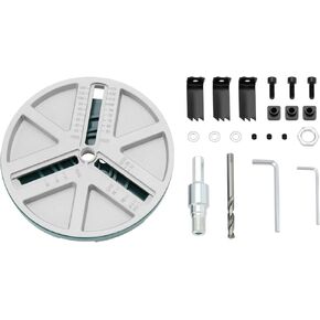 1 Set Circle Cutter Hole Saw Core Bit Woodworking Cutting Tools Hole Opener for Headlight Hole Plastic Panel Hole DIY Speaker Hole
