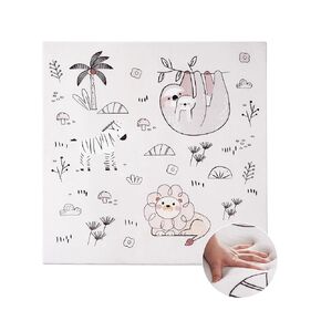 ROBUD Baby Play Mat, 1.2-inch-Thick Baby Floor Play Mat, 50×50in Kids Play Mat with Non-Slip Pad，Foldable and Machine Washable Foam Play Mat for Baby Aged 0+, WF005
