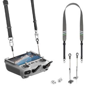 Balance Lanyard for DJI RC/RC2 Controller, Soft Leather Neck Strap Lanyard Compatible with DJI Flip/Mini 4 Pro/Mini 3/Air 3S Accessories