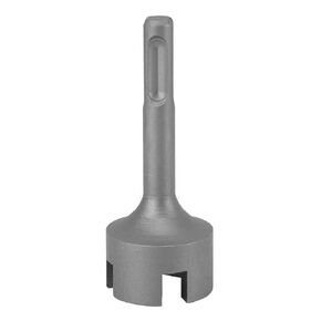 SDS-Plus Ground Rod Driver, Round Handle Cross Ground Rod Driver for SDS Plus System Electric Hammers Drills(#4)