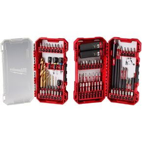 Milwaukee Shockwave Bit & Drill Bit Kit w/ 75 Pcs - 48-32-4098
