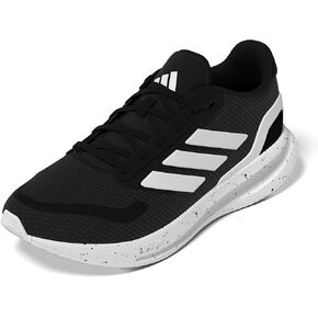 adidas Women's Run Falcon 5 Sneaker, Black/White/Black, 9.5