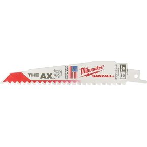 MILWAUKEE'S 6" L Reciprocating Saw Blade, 25 pk. (48-00-8021)