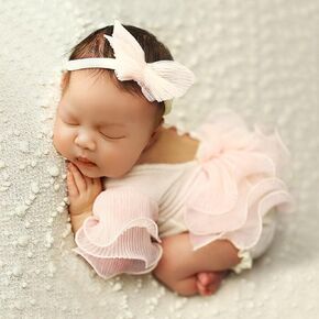 Lace Newborn Photography Outfits Girls Newborn Girl Photoshoot Outfits Baby Photoshoot Props Lace Romper Baby Girl Photography Infant Photo Shoot Set