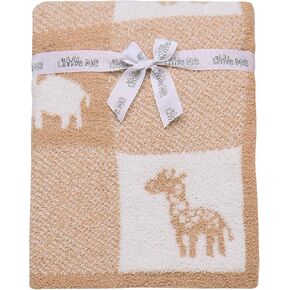 Cotton Knit Baby Blanket with Embroidery, Sweet Baby Girl, 30 in. x 40 in., Pink