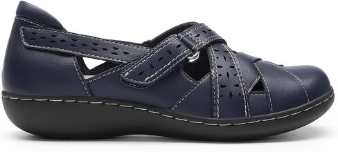 DREAM PAIRS Women Comfort Closed Toe Work Sandals Loafer | Ergonomic Crossover Straps with arch support and Memory foam cushioned insole for long-time standing and business casual wear in Saudi Arabia