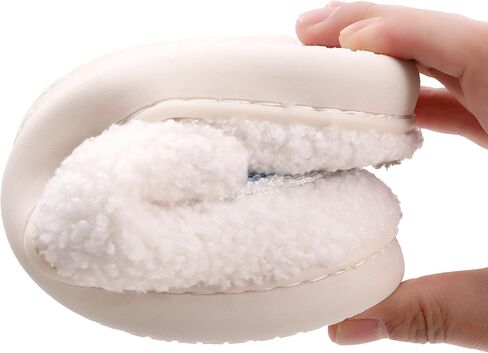 Retro Lightning Bolt Smile Face Slippers Soft Plush Comfy Warm Fuzzy Slippers Women's Cozy House Slippers in Kuwait