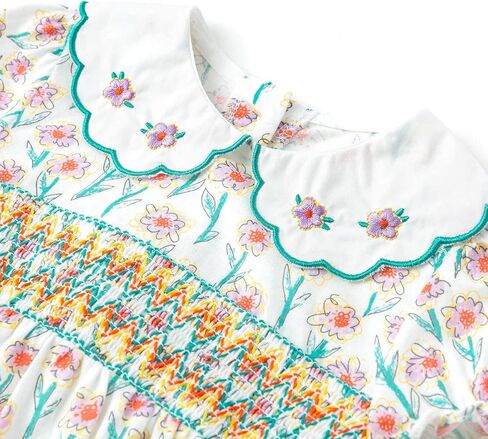 Simplee kids Baby Infant Girls Cotton Short Sleeve Summer Ruffle Romper 3-24 Months in Kuwait