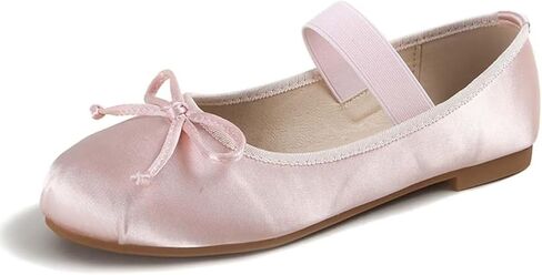 JOEupin Women’s Round Toe Ballet Flat Elastic Strap Comfortable Flats Shoes Slip On Casual Dress Shoes in Kuwait