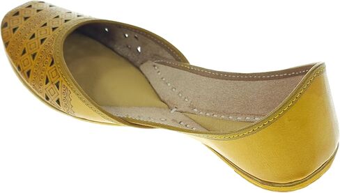 فولكاري للنساء الجلود الناعمة اليومية ملابس غير رسمية Jutis | لدغة وقرصة حرة juti | البنجابية جوتي للسيدات | شقق أحذية موجاري | فلكاري العرقية شقة للفتيات | in Kuwait