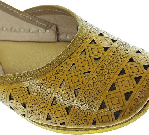 فولكاري للنساء الجلود الناعمة اليومية ملابس غير رسمية Jutis | لدغة وقرصة حرة juti | البنجابية جوتي للسيدات | شقق أحذية موجاري | فلكاري العرقية شقة للفتيات | in Kuwait