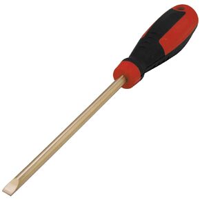 C.S. Unitec Screwdriver Flat Head Non-Sparking, Non-Magnetic, Corrosion Resistant 5/16"" x 6"" TUV Certified EX801-8B"