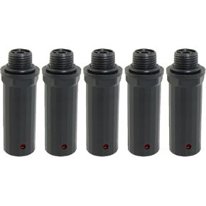 Heyous 5PCS Black Air Compressor Ventilation Lever Compressor Vent 15.5mm Plastic Breathing Nozzle Valve Vent Compact Compressor Vent Plug Air Compressor Pump Part