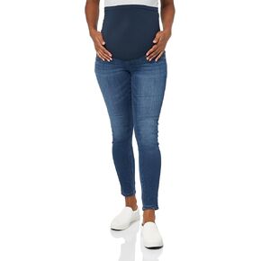 Motherhood Maternity Women's Indigo Super Stretch Secret Fit Over The Belly Skinny Jeans, Medium Blue Wash