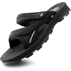 Gold Pigeon Shoes SIMPLUS Unisex Ultra-Cuhion Yoga Mat Athletic Slide Sandals for Men Women with Heel Support & Adjustable Straps