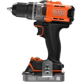 BLACK+DECKER 20V MAX POWERCONNECT Cordless Drill Driver with Battery and Charger Included (BCD382DS1)