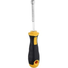 uxcell 6mm Socket Wrench Screwdriver Carbon Steel Hexagon Nut Driver Hand Tool Screwdriver Steel Cushion Grip Screwdriver for Hand-Making Automotive Repair Maintenance