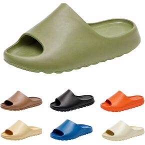 Pillow Slippers for Women and Men Cloud Platform Slides Anti Slip Cloud Slippers Lightweight EVA Comfy Shower Slides Open Toe Sandals for Indoor and Outdoor