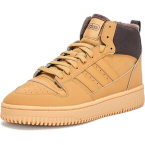 adidas Unisex Break Start Mid Top Winterized Basketball Sneaker, Mesa/Dark Brown/Gum, 6 US Men