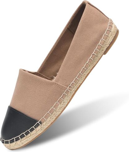 شقق Espadrilles الحرف المقصودة للنساء ، لا تتماشى غير قابلة للتنفس شقق القماش in Kuwait