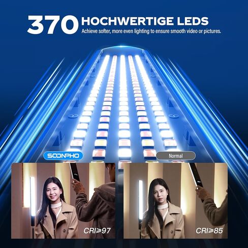 قريبا P20 RGB LED LED LED مجموعة إضاءة التصوير الفوتوغرافي ， 2 PCS محمولة محمولة Dimmable 2500-8500K CRI≥97 40 تأثيرات الإضاءة مع المدرجات/حقيبة تسجيل الفيديو ، يوتيوب ، الصور الفوتوغرافية in Kuwait