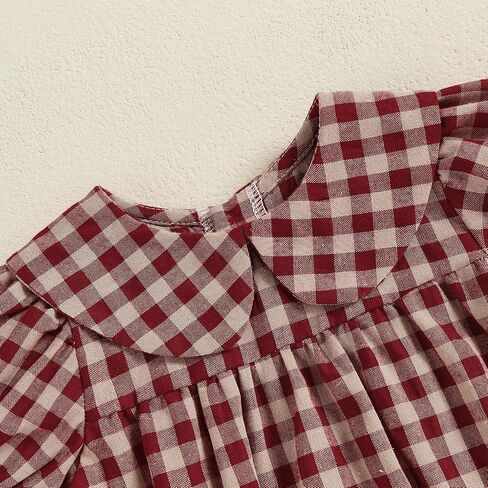Bagilaanoe Summer Outfit Infant Baby Girl Clothes Short Sleeve Romper Bodysuit Solid Doll Collar Jumpsuit Tops in Saudi Arabia