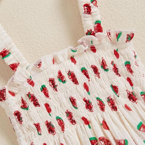 Newborn Baby Girl Clothes Floral Bunny Print Smocked Sleeveless Romper Summer Bodysuit Cute Baby Easter Outfit in Kuwait