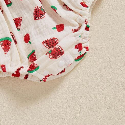 Newborn Baby Girl Clothes Floral Bunny Print Smocked Sleeveless Romper Summer Bodysuit Cute Baby Easter Outfit in Kuwait