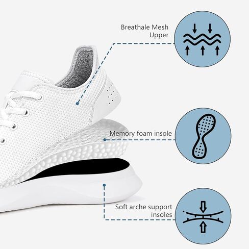 أحذية المشي نساء أحذية تنس أسود للنساء اللواتي يركضن أحذية رياضية ، أحذية تنس رياضية تري ، النساء المتسابقات الدعم القوس in Kuwait