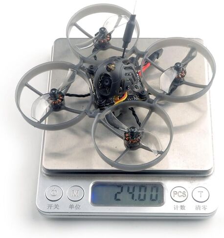 HappyModel Mobula7 1S 75mm Micro Elrs FPV Whoop Drone-5-in-1 AIO Flight Controller ، 400MW VTX ، RS0802 Motors ، RunCAM Nano3 ، و Expresslrs 2.0 for Ultimate Performance in Kuwait