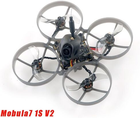 HappyModel Mobula7 1S 75mm Micro Elrs FPV Whoop Drone-5-in-1 AIO Flight Controller ، 400MW VTX ، RS0802 Motors ، RunCAM Nano3 ، و Expresslrs 2.0 for Ultimate Performance in Kuwait