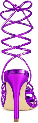 الدانتيل Allegra k للسيدات يصل إلى صندل الكعب العالي in Kuwait