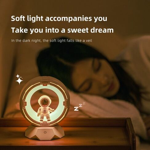 Astronaut Light, Room Decoration, Night Light Baby, Rechargeable & Dimmable with 9-Level Cold & Warm Light, Adjust by Tap & Touch, Kids, Lights for Bedroom, Living Room, Birthday in Saudi Arabia